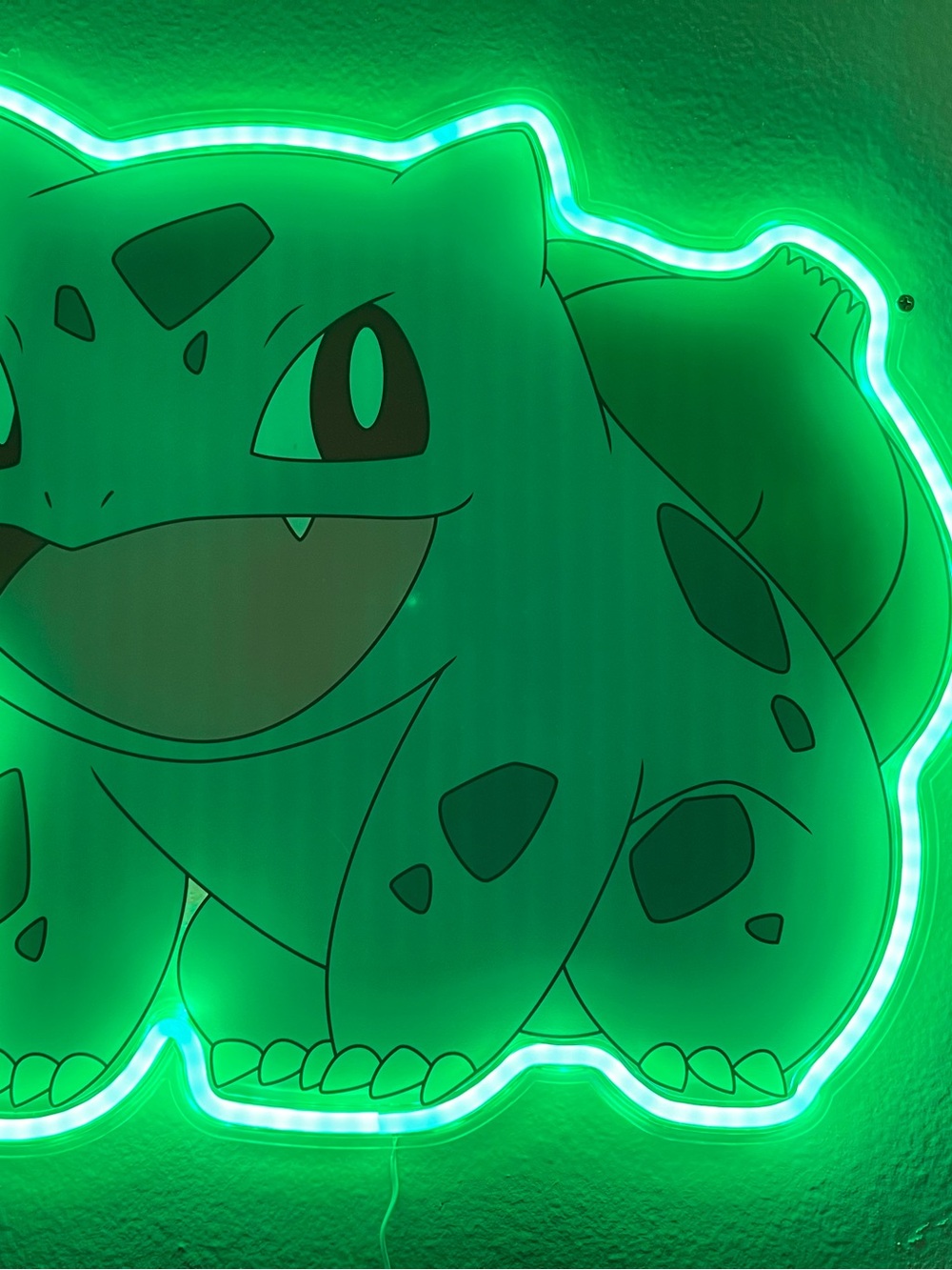 LED Wall Art Bulbasaur Design - Green